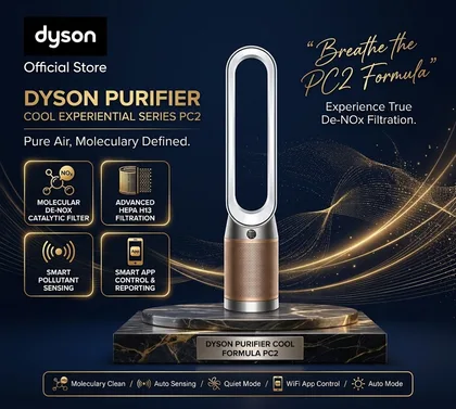 Dyson 2-in-1 Air Purifier Cool air purifier PC2 De-NOx TP12